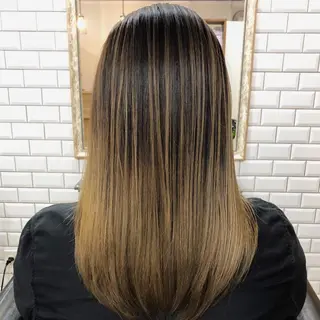 ロング カラー 橋本 敬介のヘアスタイル
