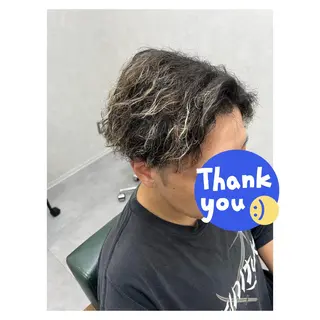 パーマ メンズ メンズ特化大久保 圭太のヘアスタイル