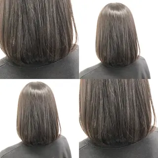 ミディアム カラー パーマ ヘアアレンジ メンズ キッズ 上品＆韓国風 🥀海心🥀のヘアスタイル
