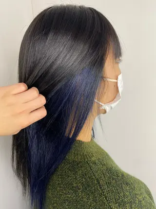 ロング 河原 亜樹のヘアスタイル