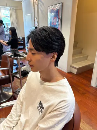 ショート パーマ メンズ CAMUE代表 Masaのヘアスタイル