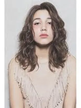 セミロング 永井 貴之のヘアスタイル