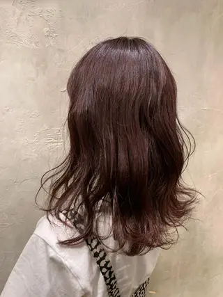 ミディアム カラー ボブパーマコテ巻き風 パーマNo1深江秀平のヘアスタイル