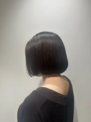 ミディアム 🩵ྀི縮毛矯正/ Chimomoのヘアスタイル
