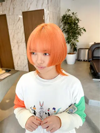 ショート カラー ハイトーン×似合わせ 🌱中川慎之介のヘアスタイル