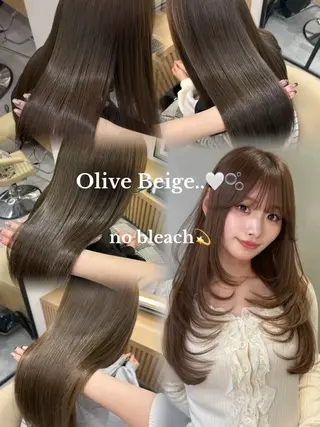 ロング カラー 【レイヤー/ブリーチ なしW】nonokaのヘアスタイル
