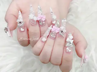 ネイル MoMoA Nail ネイル長さ出し専門店のネイルデザイン