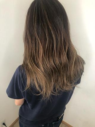 セミロング カラー 石垣島/美容師 Moeのヘアスタイル