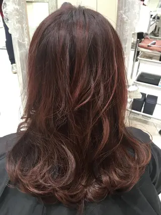 セミロング カラー 似合う髪型見つけます AYAKAのヘアスタイル