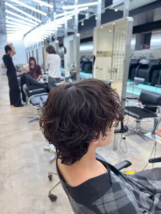 ショート パーマ fifth 児玉達哉 当日予約🙆のヘアスタイル