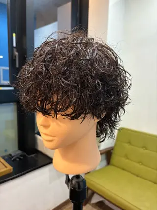 ショート パーマ 韓国風ショート 募集SHOKIのヘアスタイル