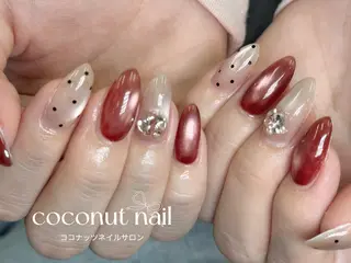 ネイル 神田 ココナッツのネイルデザイン