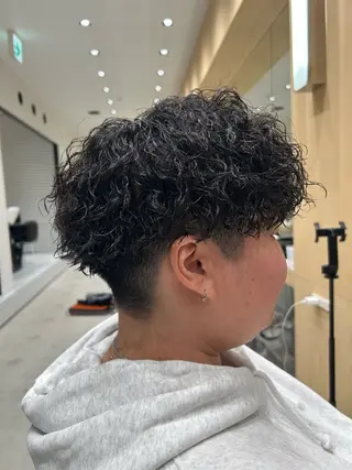 パーマ メンズ 🐲ツイスパ🐲 フェード/龍のヘアスタイル