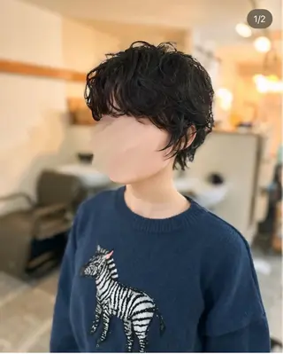パーマ momoka モデル募集のヘアスタイル