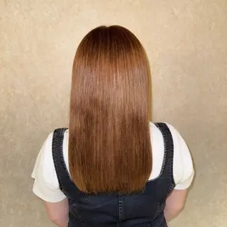 セミロング カラー 野崎 桃実のヘアスタイル