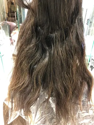 セミロング 美髪矯正/髪質改善/ 艶髪/髪に輝きをのヘアスタイル