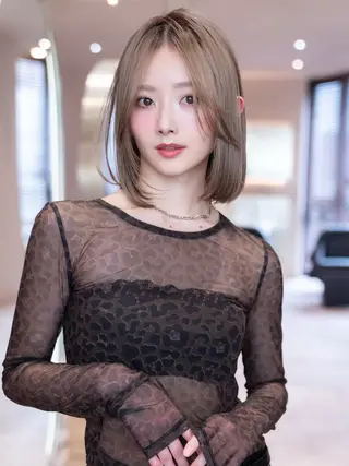ショート カラー 透明感カラー 渋谷美容師みひろのヘアスタイル