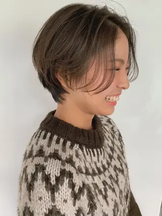ショート レイヤーカット 鈴木駿介のヘアスタイル