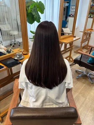 ロング カラー RINNO🌷透明感 カラー/髪質改善のヘアスタイル