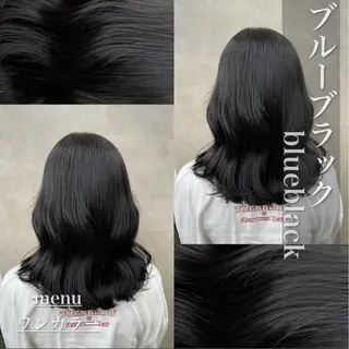 セミロング カラー 抜け感レイヤー︴ ニュアンスカラーのヘアスタイル