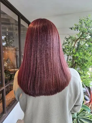 ロング カラー 韓国好き🇰🇷 美容師MIKUのヘアスタイル
