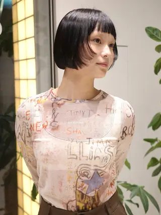 ショート (𝐡)𝐰𝐢𝐦 𝐲𝐮𝐧𝐚のヘアスタイル