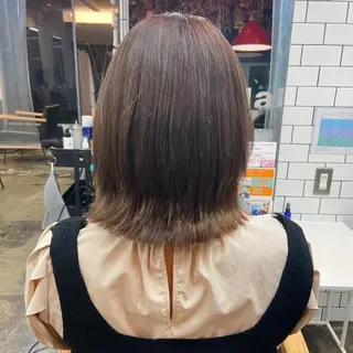 ミディアム カラー ハイトーン 🌷ハルミ🌷のヘアスタイル