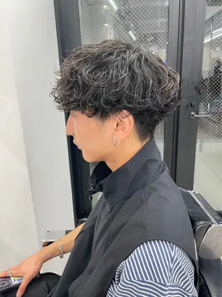 ショート カラー パーマ ヘアアレンジ メンズ メンズ特化酒井翔太 /メンズカット/名駅のヘアスタイル