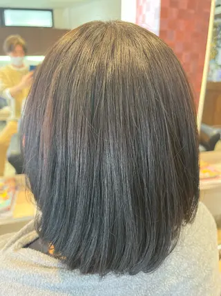 ミディアム パーマ 織田 英之のヘアスタイル