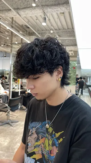 パーマ メンズ fifth 阿部楓のヘアスタイル