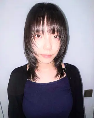 セミロング 🪽デザインカラー/ ブリーチ/陽向🪽のヘアスタイル