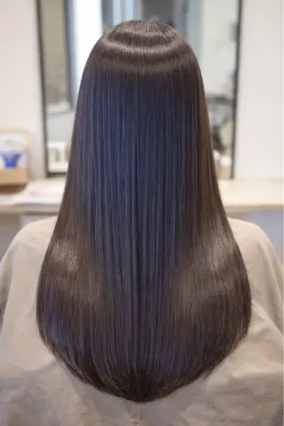 ロング パーマ とうだだいき レイヤー/髪質改善のヘアスタイル
