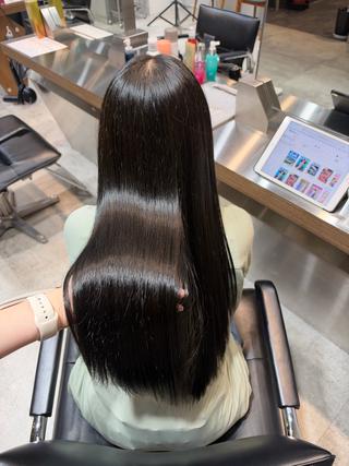 ロング カラー 透明感カラー✧︎*。 細田 碧のヘアスタイル