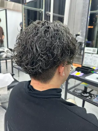 ショート パーマ メンズ DEW SHUNSUKEのヘアスタイル