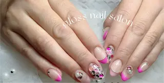 ネイル ゆり🌷 gloss nailのネイルデザイン