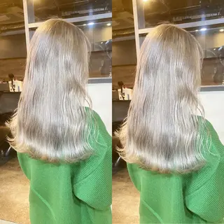 ロング カラー yoriダブルカラー 代表すがわらのヘアスタイル