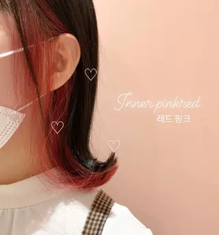 ショート カラー ヘアアレンジ 大阪韓国ヘア 🦋RINKAのヘアスタイル