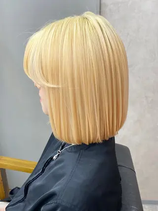 セミロング 艶髪サラサラカラー 🌈前原健吾のヘアスタイル