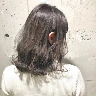 ミディアム カラー YU-KA ✂︎Rico.のヘアスタイル