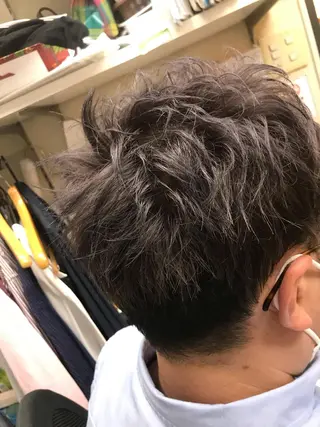 ショート カラー 【癒しのバーバー】 小野寺のヘアスタイル