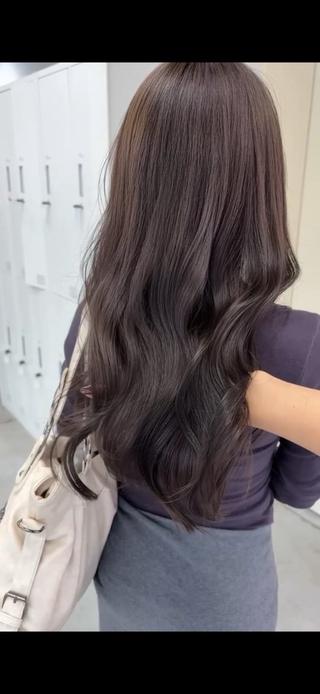 セミロング ブリーチなし透明感 🪄aoi🤎のヘアスタイル