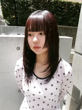セミロング ˚⋆✮ナチュラル× モード˚⭒ Naruのヘアスタイル