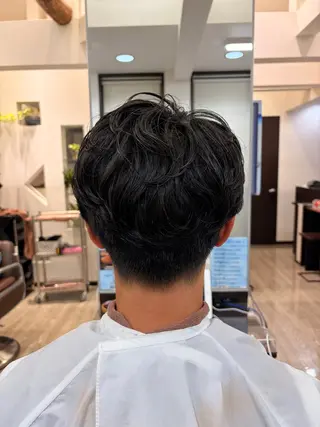 ショート パーマ メンズ 小野泰輝 幡ヶ谷/モデル募集中のヘアスタイル