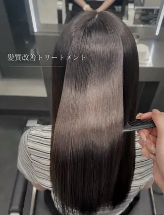 ロング 髪質改善/艶・透け感 カラー🪞YURIAのヘアスタイル