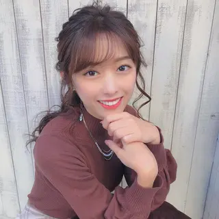セミロング 太田 斗志のヘアスタイル