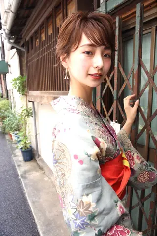 ヘアアレンジ 代表 土屋ヒロユキ ショートカットのヘアスタイル