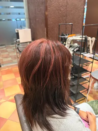 ミディアム 長谷川 賢治のヘアスタイル