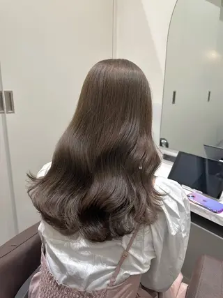 セミロング カラー 矢野 晃平のヘアスタイル