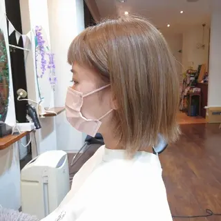ミディアム カラー 髪質改善☆稲垣貴士 【プラセル】高蔵寺のヘアスタイル