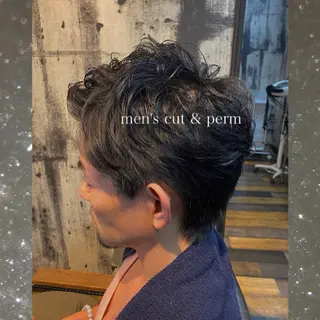 ショート パーマ メンズ メンズ特化🔮 笠原慧のヘアスタイル